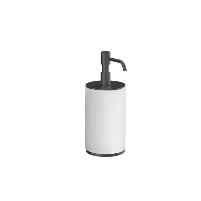 Дозатор для жидкого мыла настольный белый, Gessi Tondo, black xl арт. 66437#299