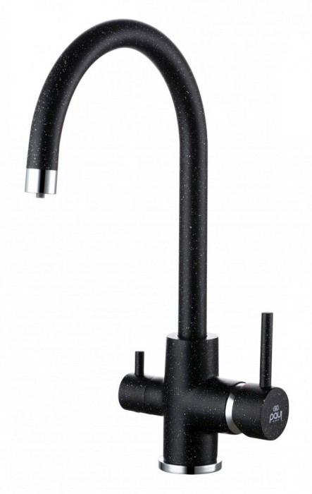 Смеситель для кухни  Paulmark ESSEN, черный - Es213211-308