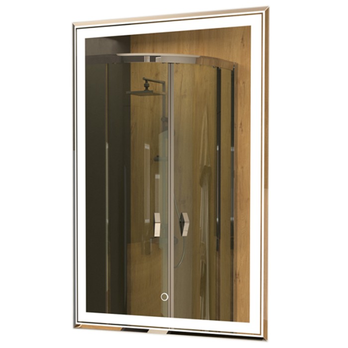 Зеркало Melis 600х800 влагостойкое с подсветкой и диммером, Azario Плаза - CS00066634