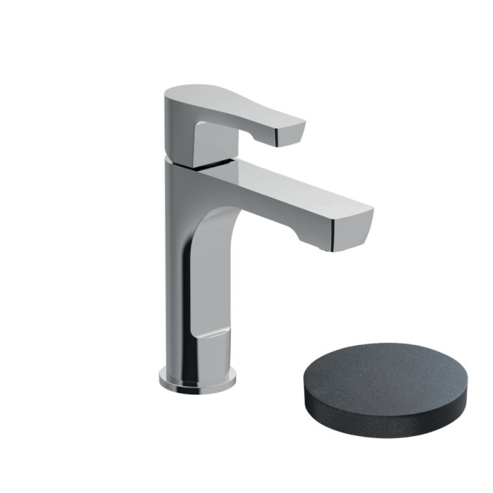 Однорычажный смеситель для раковины, с донным клапаном, Giulini Ego, графит арт. 5705AGF