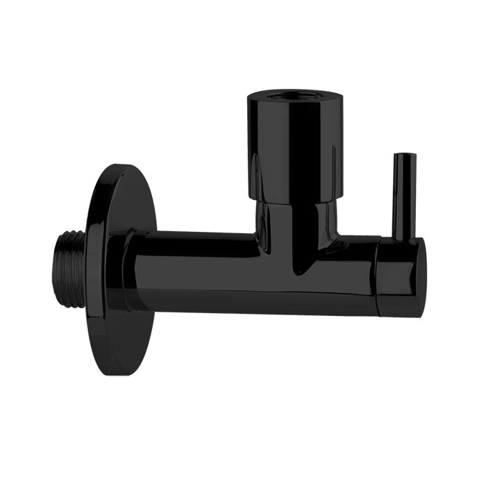 Запорный кран-фильтр под раковину с подводом воды на 1/2”, Gessi Technical accessorie, 01411#299 цвет: черный