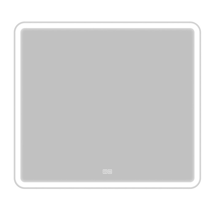 Зеркало 90x80, прямоугольное, с встроенным светильником, сенсорным выключателем и подогревом, BelBagno Marino арт. SPC-MAR-900-800-LED-TCH-WARM