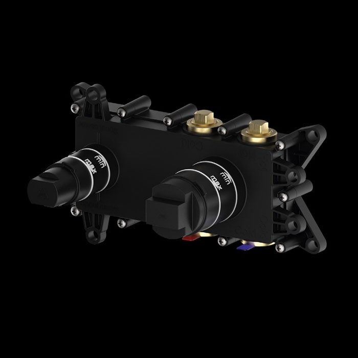 Смеситель для раковины Almar Washbasin 18см, встраиваемый цвет нержавеющая сталь брашированная AISI 316 арт. E210033.316+E134003