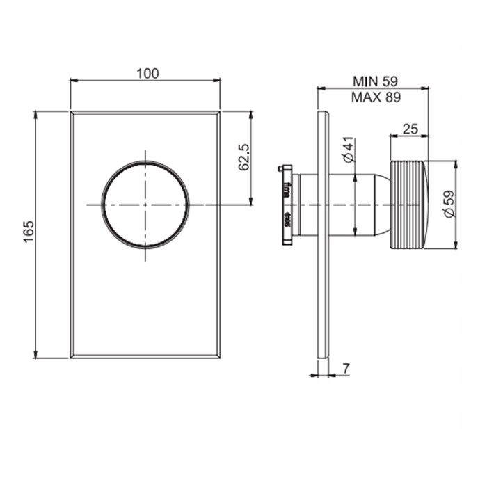 Fima Carlo Frattini Смеситель для душа, встраиваемый, Texture Collection, F5609X1HCR цвет: хром