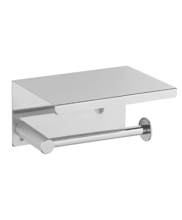 Держатель для туалетной бумаги с крышкой chrome, Boheme Uno - 10971-CR