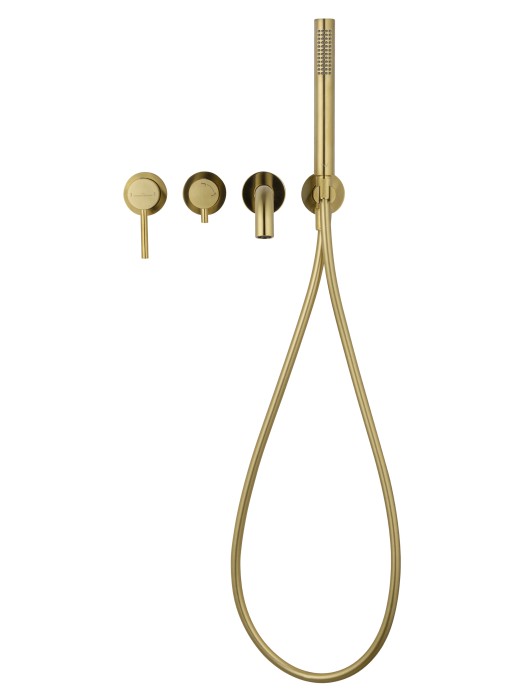 Смеситель для ванны встраиваемый, Wonzon & Woghand Stick, WW-889017-BG цвет: золото