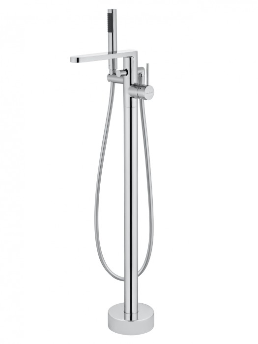 Смеситель для ванны напольного монтажа, Wonzon &amp; Woghand Stick, WW-88649901-CR цвет: хром