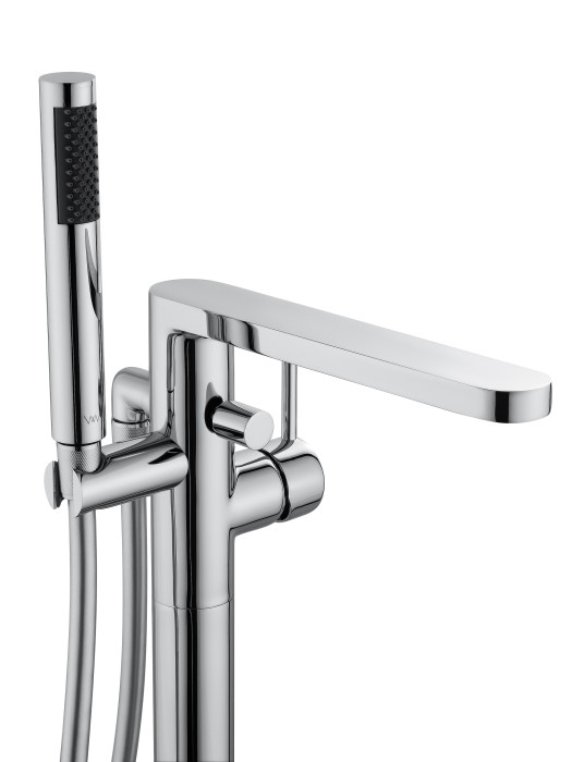 Смеситель для ванны напольного монтажа, Wonzon & Woghand Stick, WW-88649901-CR цвет: хром