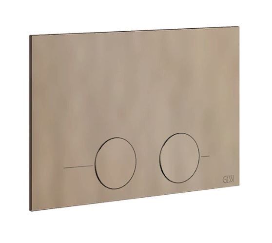 Клавиша смыва для унитаза Gessi для систем инсталляций TECE цвет Copper Brushed PVD арт.54617#708