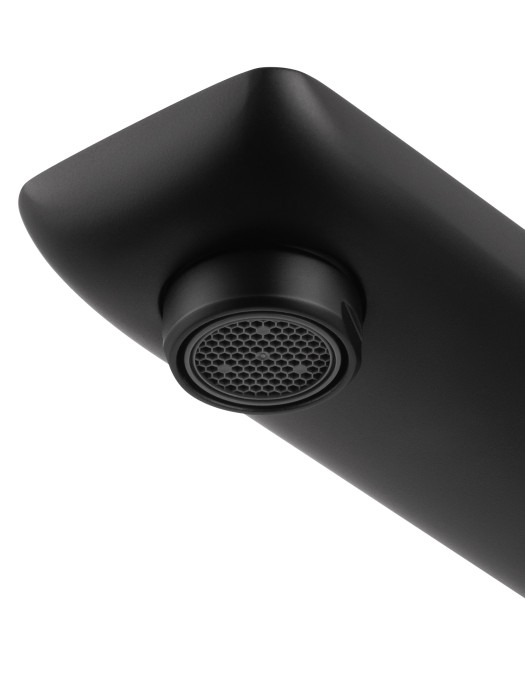 Смеситель для раковины встраиваемый, Wonzon & Woghand Edge, WW-88869003-MB цвет: черный