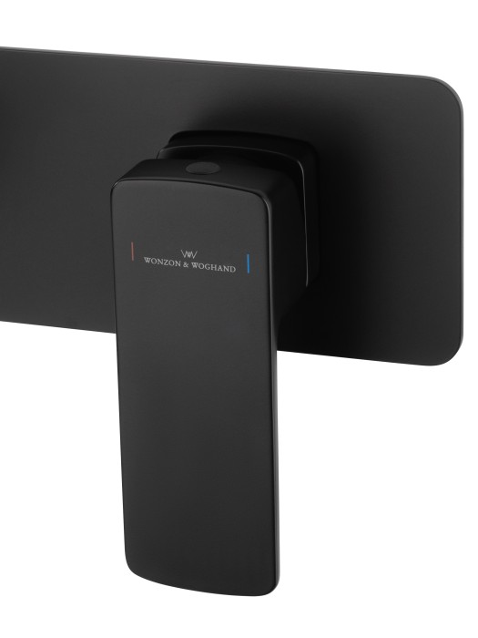 Смеситель для раковины встраиваемый, Wonzon & Woghand Edge, WW-88869003-MB цвет: черный