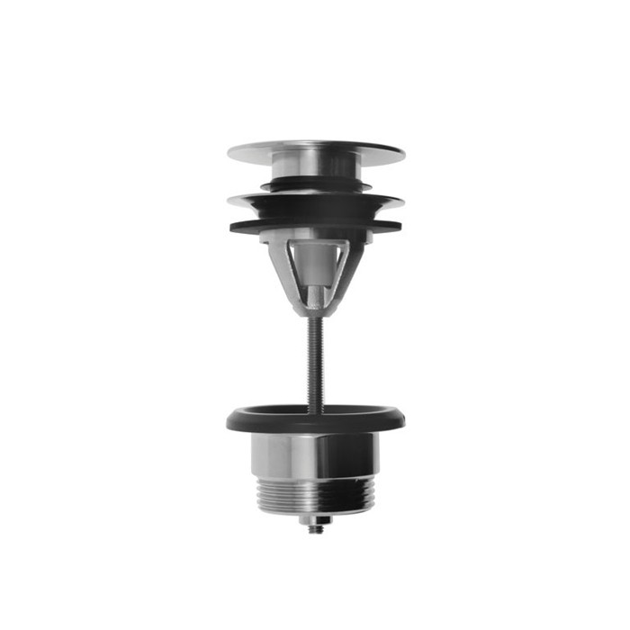 Fima Carlo Frattini Донный клапан click-clack из латуни с винтом, Sottolavabo, F2677CR цвет: хром