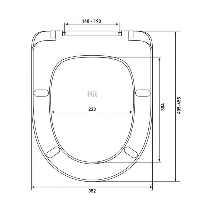 Сиденье для унитаза Berges Hit A  арт. 010401