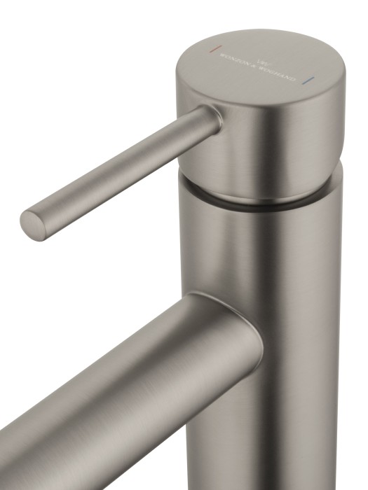 Смеситель для раковины напольного монтажа, Wonzon & Woghand Stick, WW-88649905-BN цвет: никель