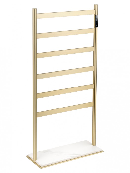 Полотенцесушитель электрический напольный, Wonzon &amp; Woghand Essen, WW-A406-BG цвет: золото