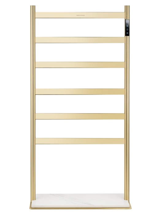 Полотенцесушитель электрический напольный, Wonzon & Woghand Essen, WW-A406-BG цвет: золото