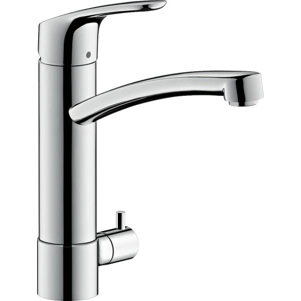 Смеситель для кухни, с запорным вентилем, Hansgrohe Focus M41, хром арт. 31803000