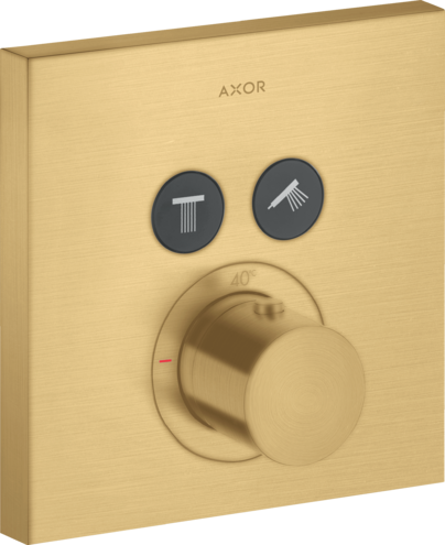 Термостат для душа ShowerSelect Axor, шлифованное золото арт. 36715250