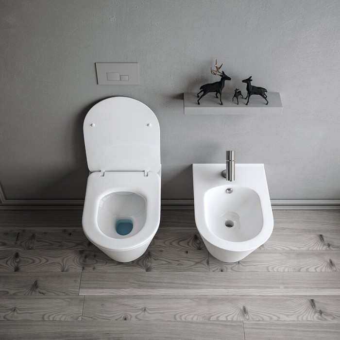 Унитаз подвесной, Avva (без крышки), белый, Avva Boheme 972-W