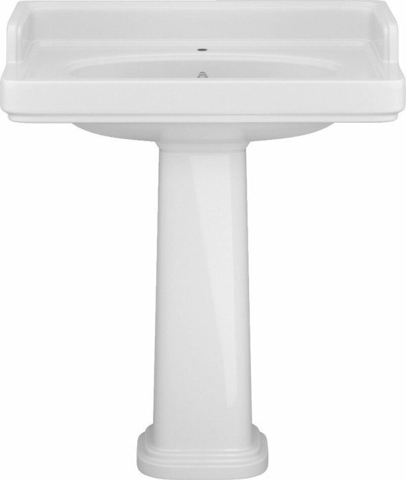 Раковина подвесная 80x50см, Pompei Kerama Marazzi, белый - PO.wb.80