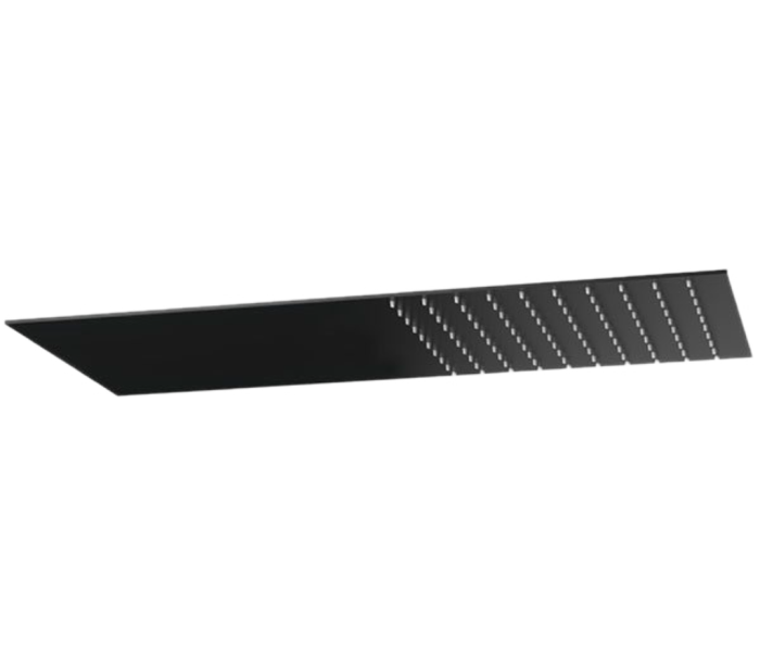 Верхний душ настенный 50x25 см черный матовый, Remer, 350UFNOX