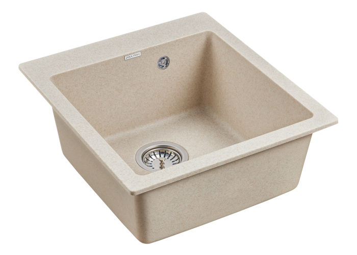Мойка для кухни гранит 460х510 Paulmark KANTE 45, бежевый - PM104651-BE