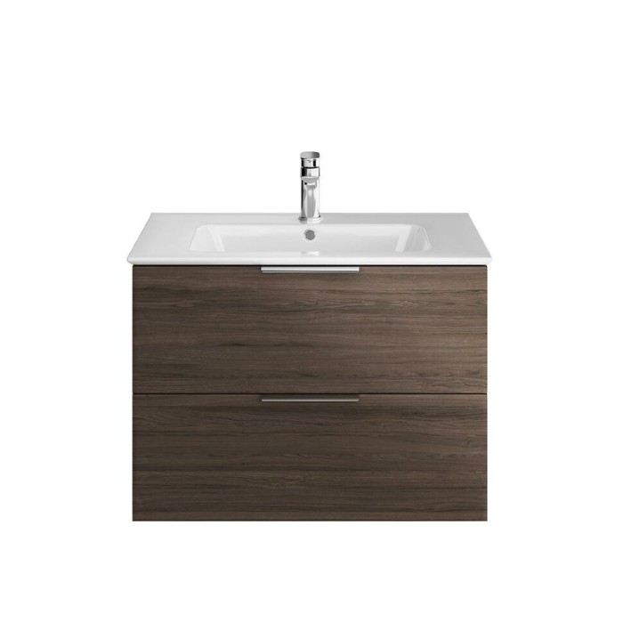 Тумба подвесная 75 см, 2 ящика, Piano forte Kerama Marazzi, коричневый - PI.F.75\OLM