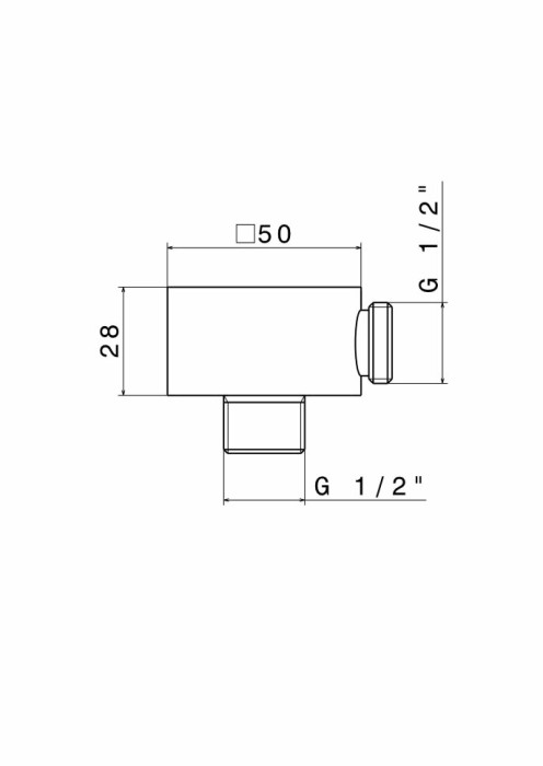 Монтажная часть для душевого гарнитура, Futura Kerama Marazzi, черный - 5699KM.01.093