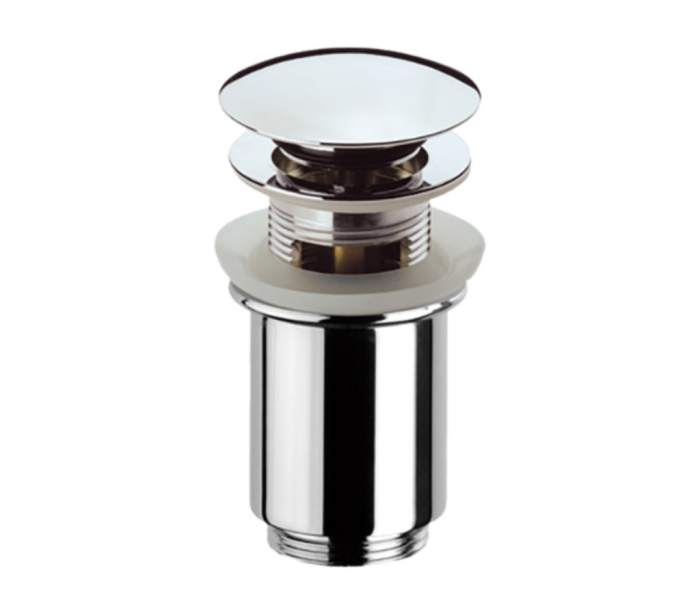 Донный клапан с переливом 1”1/4 хром глянцевый, Remer, 905CC114
