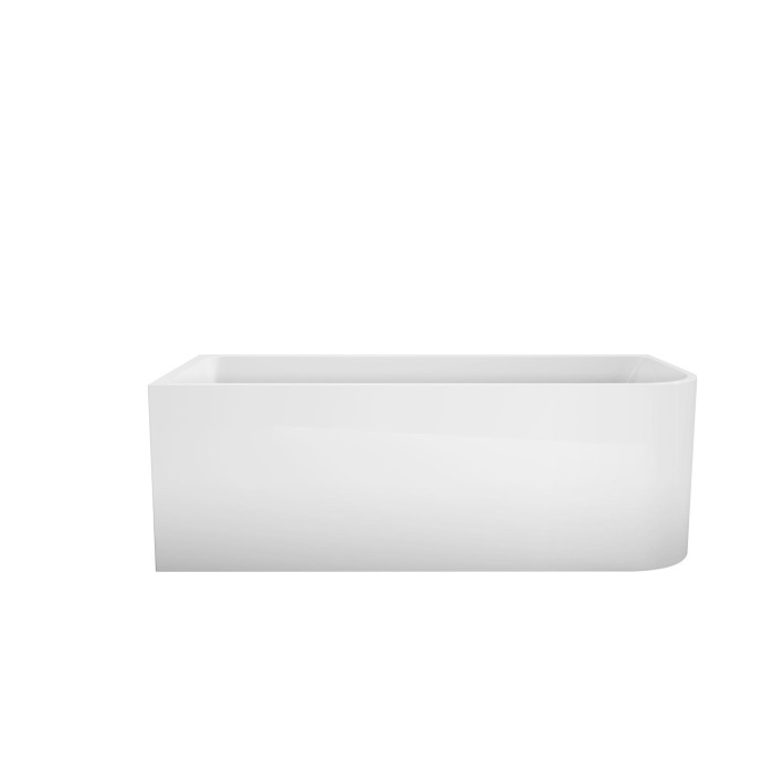 Акриловая ванна 150x73, угловая, полукруглая, BelBagno, белая арт. BB712-1500-730-L