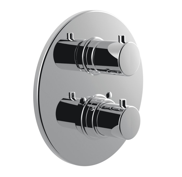 Термостатический смеситель встраиваемый, для душа, на 2 выхода воды, Giulini Termostatici, хром арт. 8213-FU