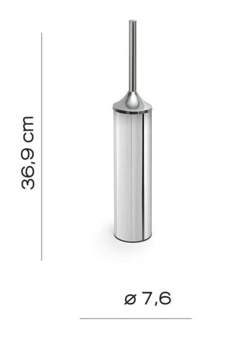 Напольный металлический ерш Cervino Gedy, CE33(13) цвет: хром