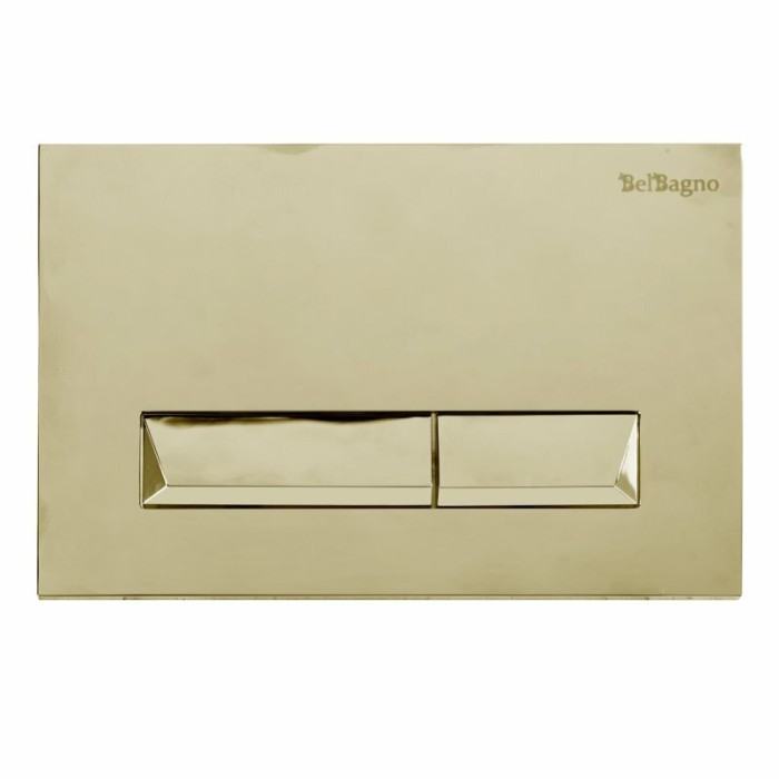 Клавиша смыва BelBagno, золото, MARMI арт. BB013-MR-ORO
