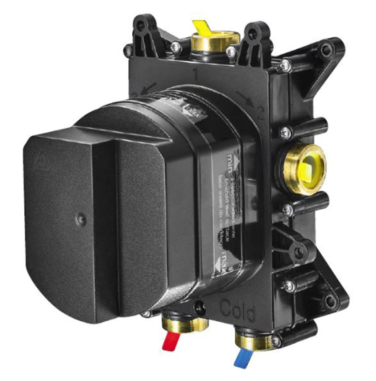 Душевая система Almar Core встраиваемая с термостатом, цвет нержавеющая сталь брашированная арт. SET-Core.NB