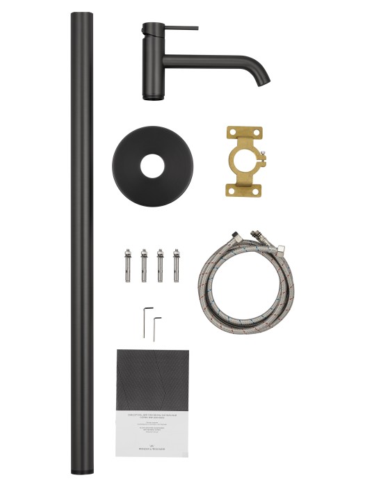 Смеситель для раковины напольного монтажа, Wonzon & Woghand Stick, WW-88649905-BGM цвет: графит