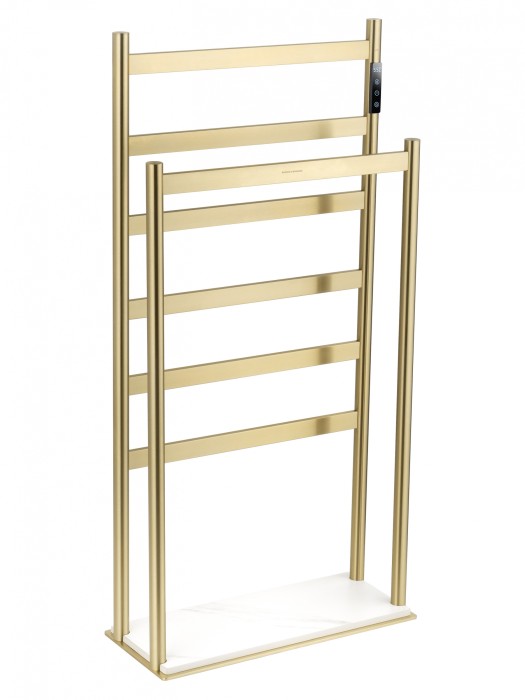Полотенцесушитель электрический напольный, Wonzon &amp; Woghand Essen, WW-A407-BG цвет: золото