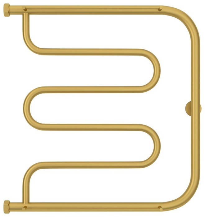 Сунержа Водяной полотенцесушитель 600x600, Лира, 032-0012-6060 цвет: матовое золото