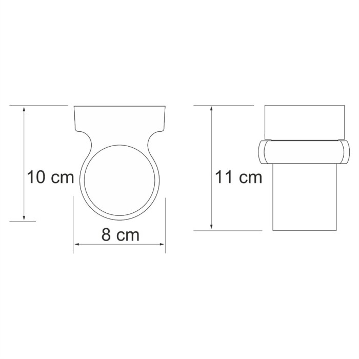 Подстаканник одинарный WasserKRAFT Berkel K-6800 арт. K-6828