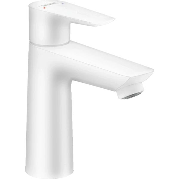 Смеситель для раковины без сливного гарнитура, Hansgrohe Talis E, белый арт. 71712700