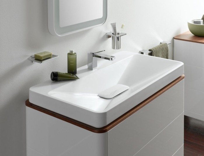 Раковина накладная на 60 см, SG TOTO, LW170YBT1 цвет: белый