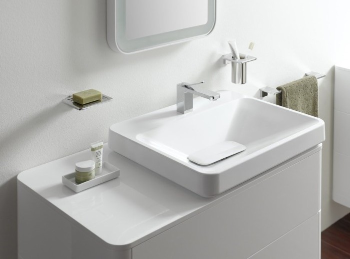 Раковина накладная на 60 см, SG TOTO, LW170YBT1 цвет: белый