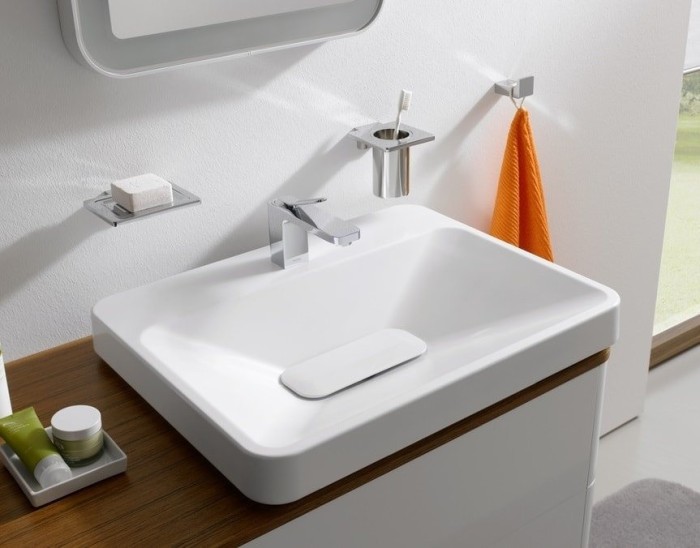 Раковина накладная на 60 см, SG TOTO, LW170YBT1 цвет: белый