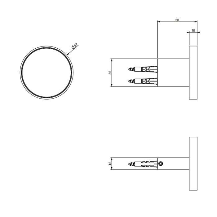 Крючок, подвесной, Gessi Origini, black metal brushed pvd арт. 66521#707
