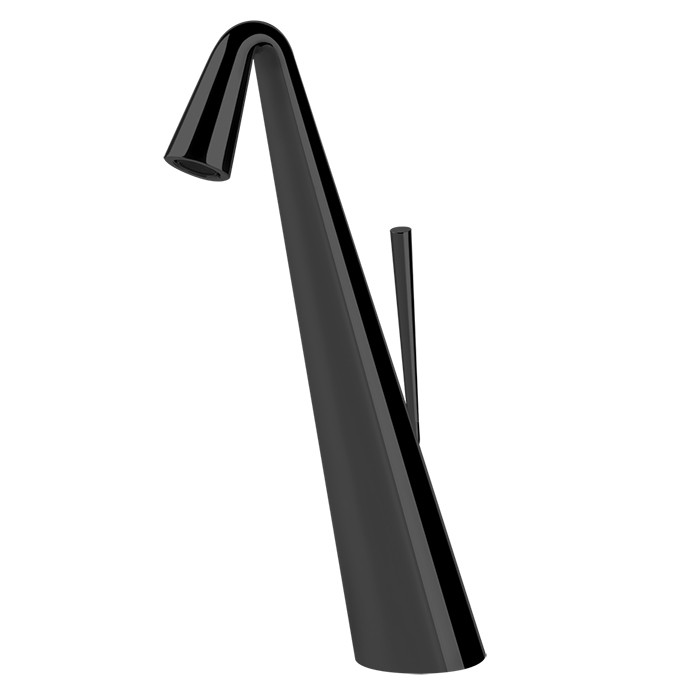 Смеситель для раковины высокий,соединительные шланги на 3/8, Gessi Cono, black xl арт. 45003#299