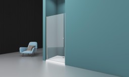 Душевая дверь в нишу 80x195 BelBagno, глянцевый хром, Etna арт. ETNA-B-1-80-C-Cr-90