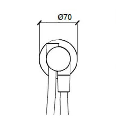 Душевая система Almar Modular встраиваемая с термостатом, цвет нержавеющая сталь брашированная арт. SET-Modular.NB