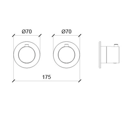 Душевая система Almar Modular встраиваемая с термостатом, цвет нержавеющая сталь брашированная арт. SET-Modular.NB