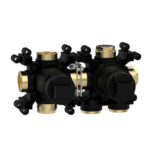 Душевая система Almar Modular встраиваемая с термостатом, цвет нержавеющая сталь брашированная арт. SET-Modular.NB