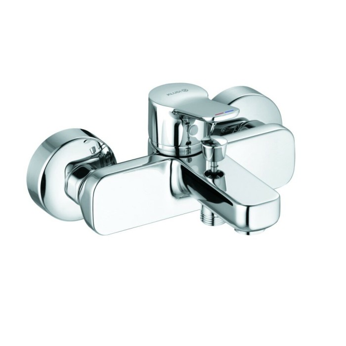 Однорычажный смеситель для ванны и душа, pure and easy Kludi, хром - 376810565