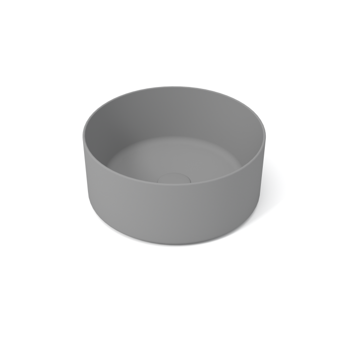 Накладная раковина, 40х40х17 см, Olympia ceramica Open, серый матовый арт. OPE42TO40003